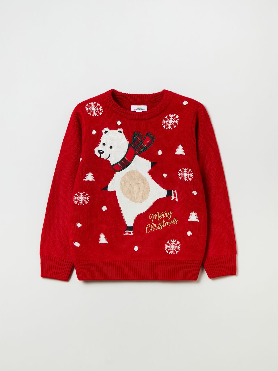 Save the Children Christmas Jumper with jacquard_0