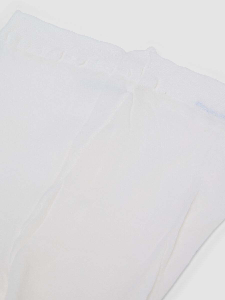 2er-Pack wei&szlig;e Strumpfhosen aus Stretchmaterial_2