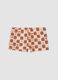 Brown stretch swim boxer shorts_0