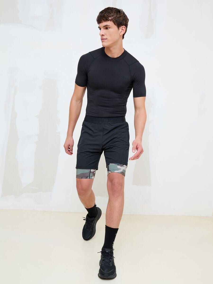 Technical Shorts Camo-Black_0