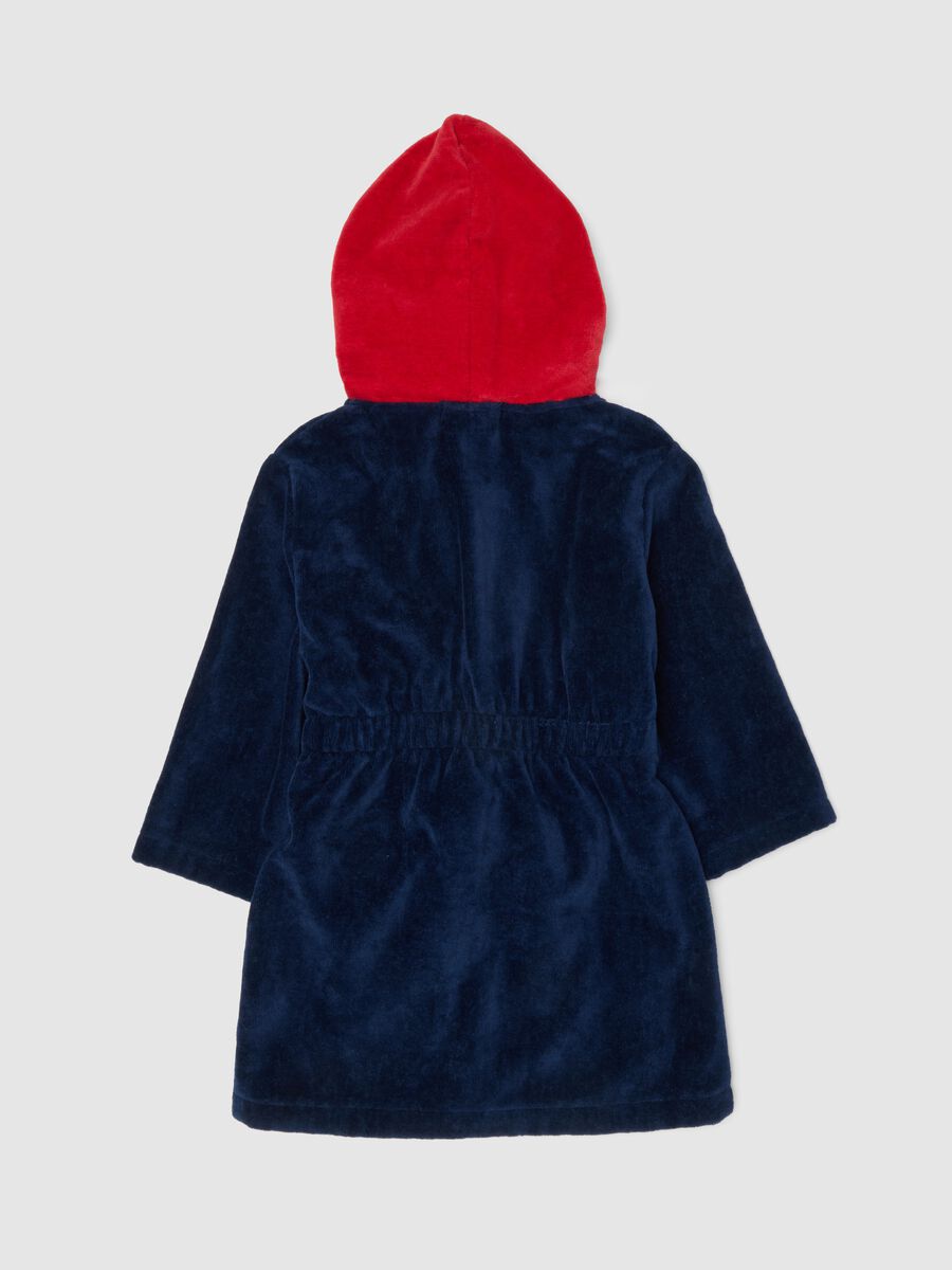 Spider-Man Multicolour Pure Cotton Baby Bathrobe_1