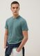 Green pure cotton short sleeve T-shirt, regular fit_0