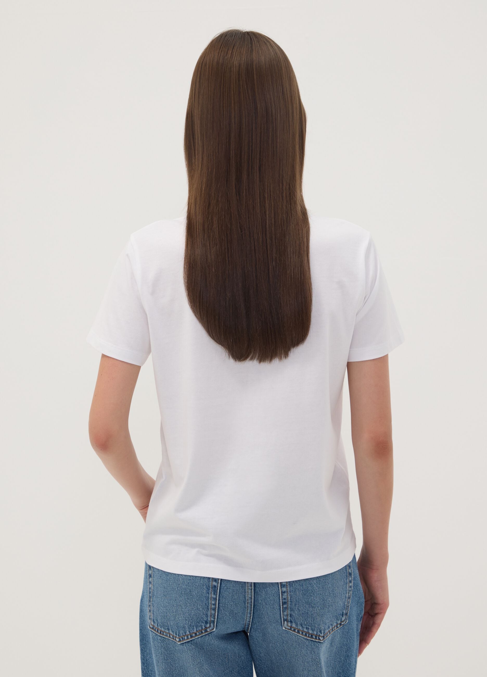 &Lambda;&epsilon;&upsilon;&kappa;ό T-shirt &alpha;&pi;ό 100% &beta;&alpha;&mu;&beta;ά&kappa;&iota; &mu;&epsilon; &sigma;&tau;ά&mu;&pi;&alpha; Hokusai
