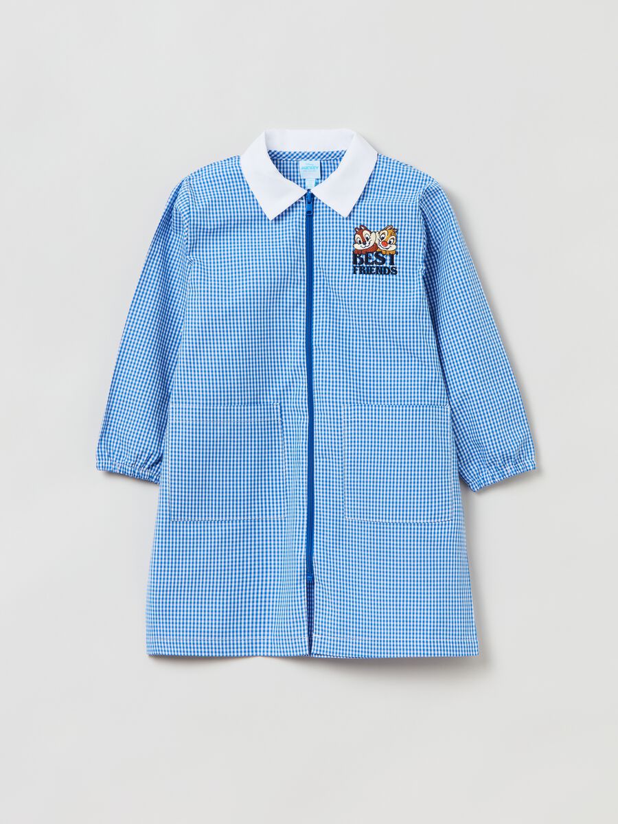 School smock with Chip and Dale embroidery and zip_0
