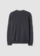 Maglia grigia girocollo in jersey knit regular fit_6