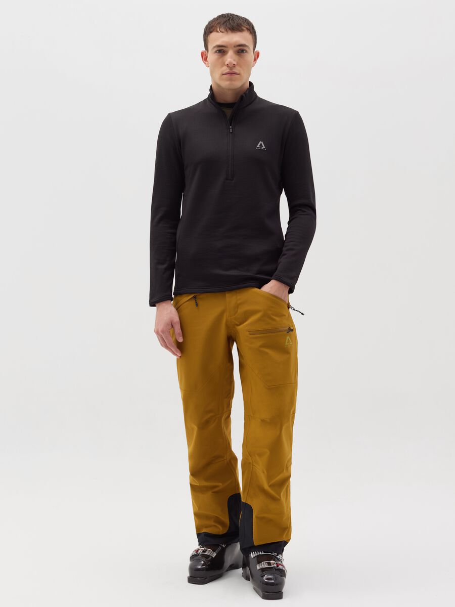 Altavia by Deborah Compagnoni half-zip waffle-weave fleece_1