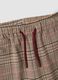 Girls&rsquo; multicolour stretch viscose checked culotte trousers_3