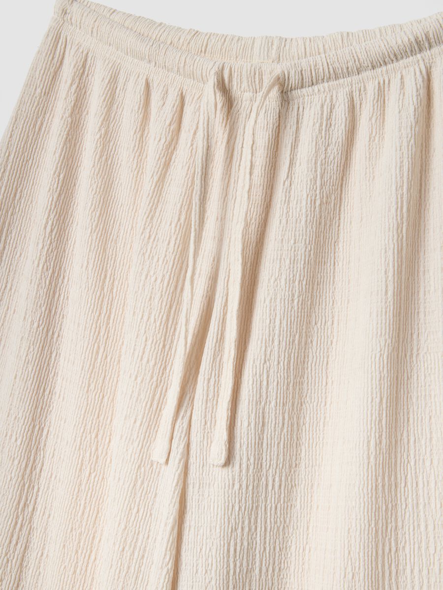 Weite Jogger-Hose in Beige_5