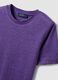 Violettes T-Shirt aus reinem Leinen mit kurzen &Auml;rmeln, Regular Fit_5