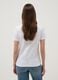 Regular fit white pure cotton t-shirt with print_3