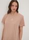 Camicia da notte beige in puro cotone organico con orli arricciati_1