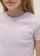 Violett tailliertes Stretch-Baumwoll-T-Shirt f&uuml;r M&auml;dchen_2