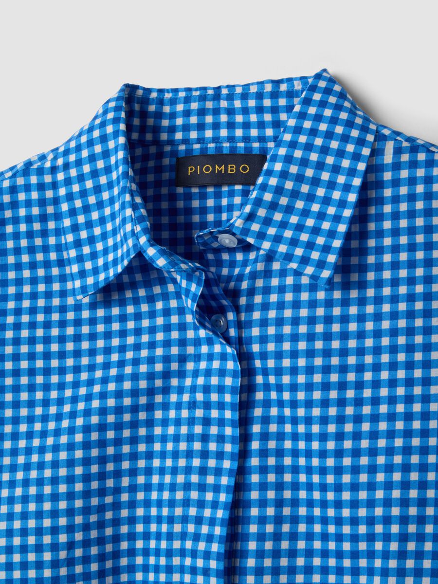 Multicolour check pure cotton regular fit shirt_1