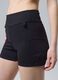 Schwarze plissierte Sportshorts ALTAVIA COURT aus Stretchmaterial mit herausnehmbarer Innenhose_3