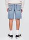 Denim shorts in a cotton and lyocell blend_2