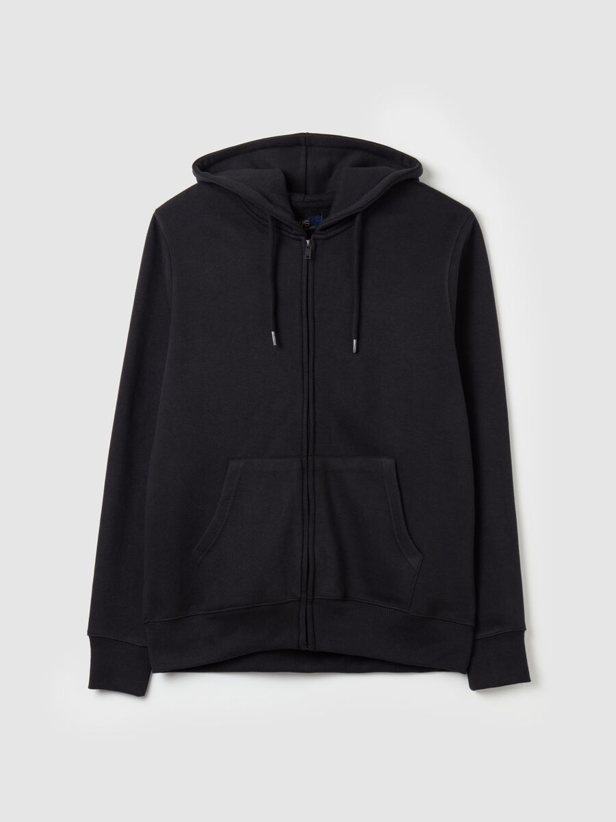 Full-zip plush hoodie_4