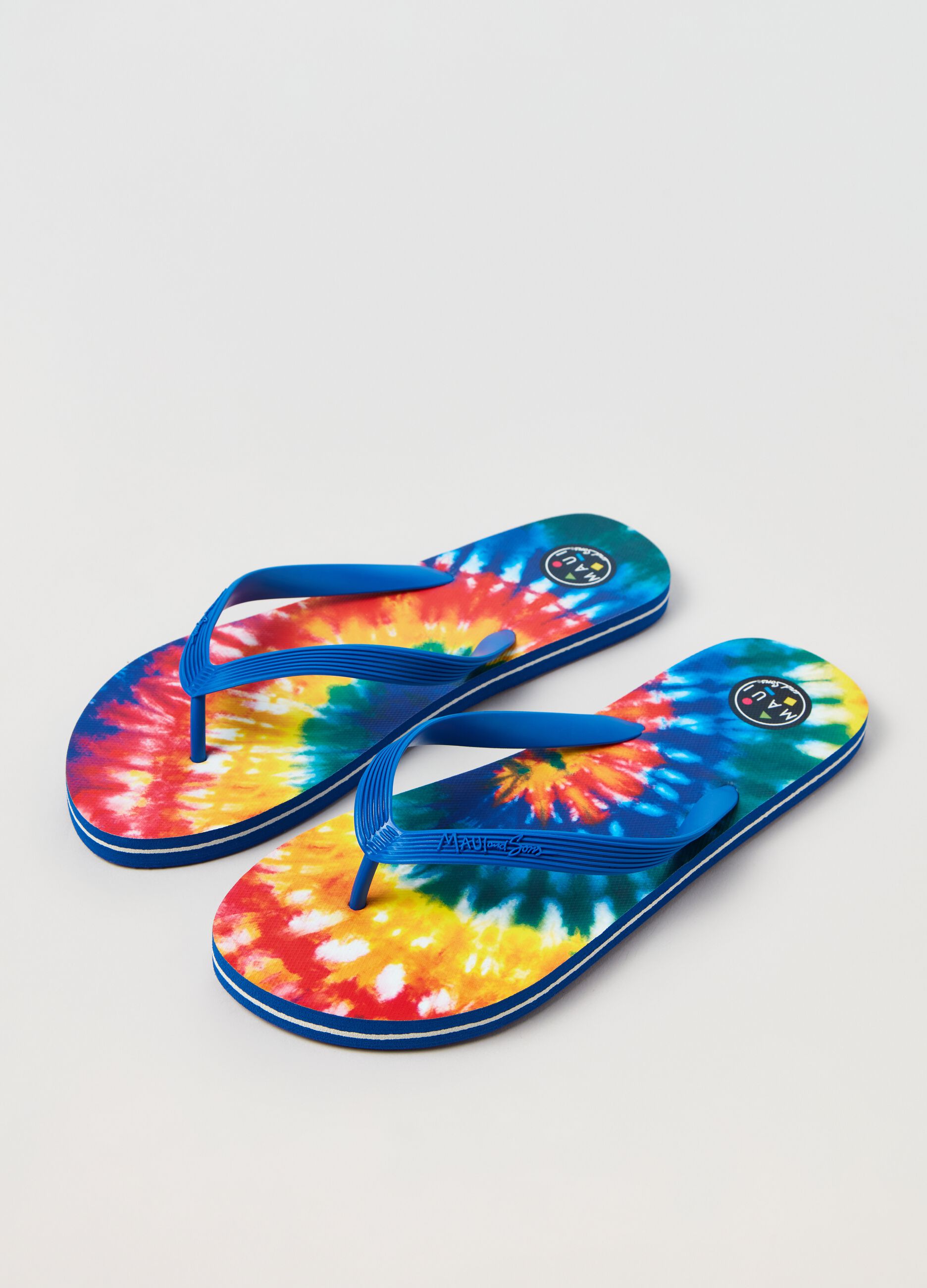 Tie-dye thong sandal by Maui and Sons