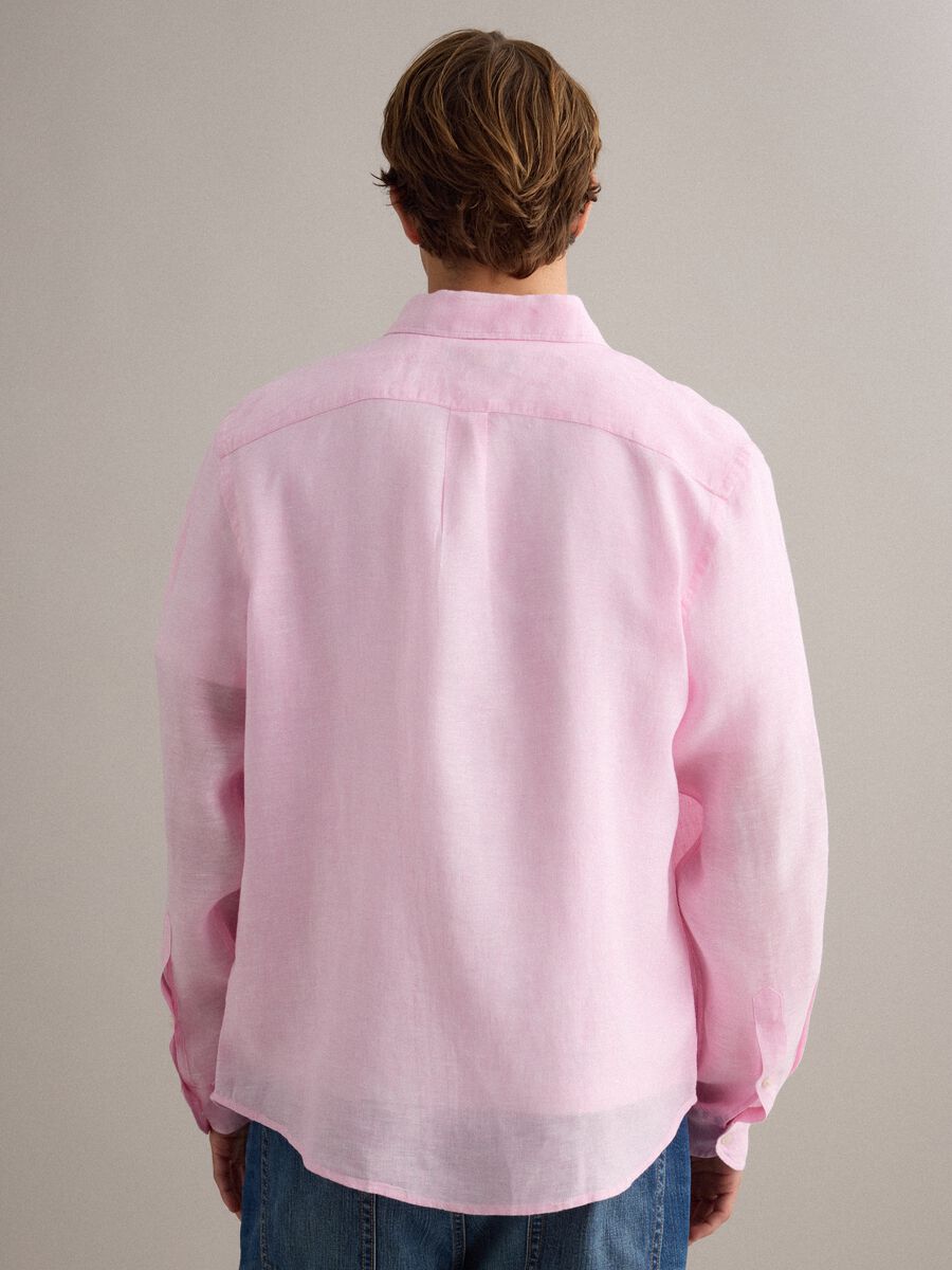 &Rho;&omicron;&zeta; &pi;&omicron;&upsilon;&kappa;ά&mu;&iota;&sigma;&omicron; &alpha;&pi;ό 100% &lambda;&iota;&nu;ό &mu;&epsilon; button-down &gamma;&iota;&alpha;&kappa;ά, regular fit_3