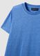 Hellblaues T-Shirt aus reinem Leinen mit kurzen &Auml;rmeln, Regular Fit_5