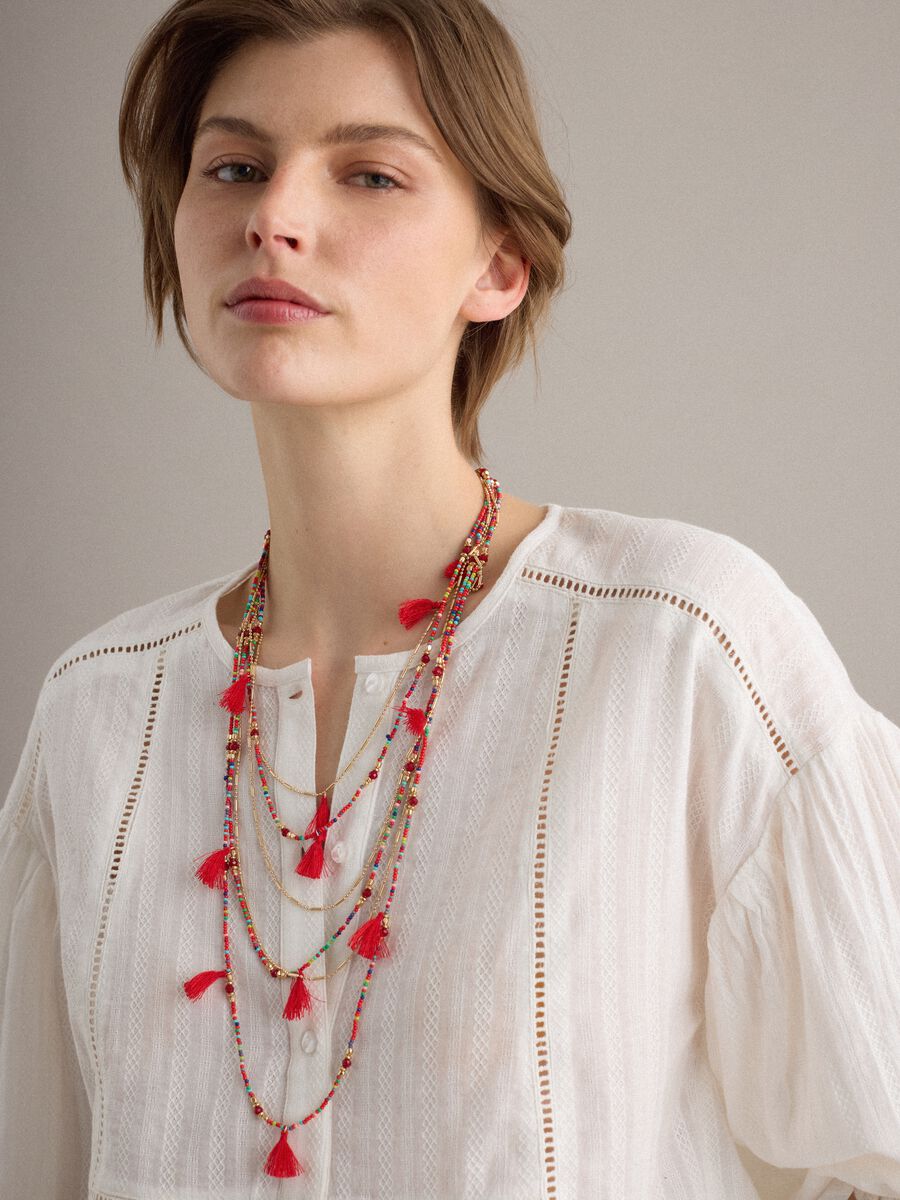 White pure cotton regular-fit shirt with broderie anglaise inserts_3