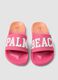 Pink beach sliders with strap_1