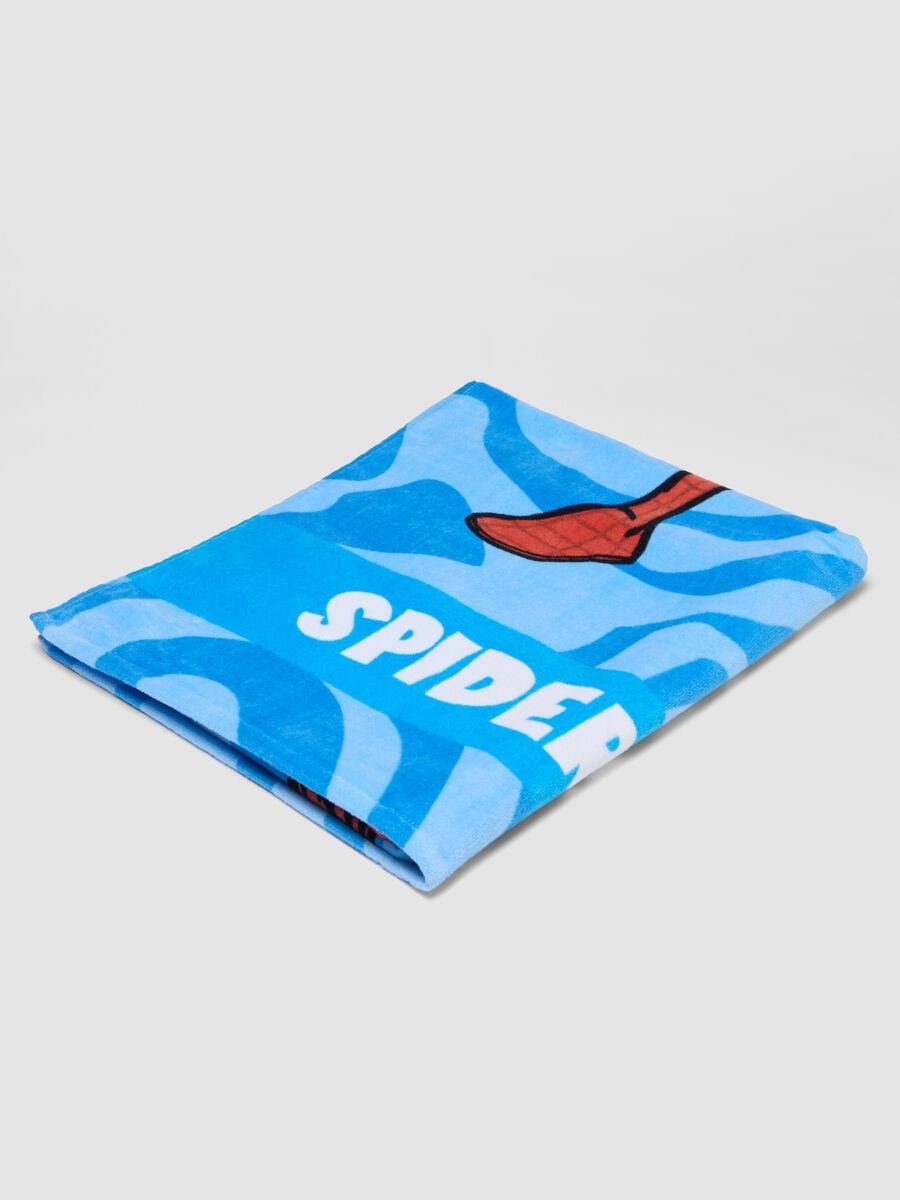 Blue pure cotton beach towel_0