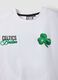 White pure cotton T-shirt with Boston Celtics logo_1