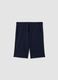 Boys&rsquo; blue pure cotton comfort-fit shorts_0