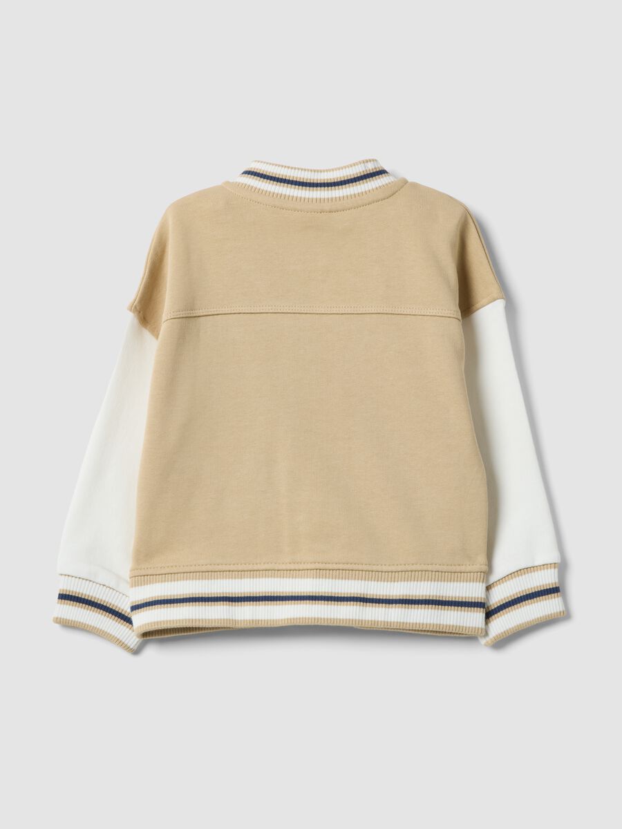 Multicolour pure cotton oversized fit kids' sweatshirt_1