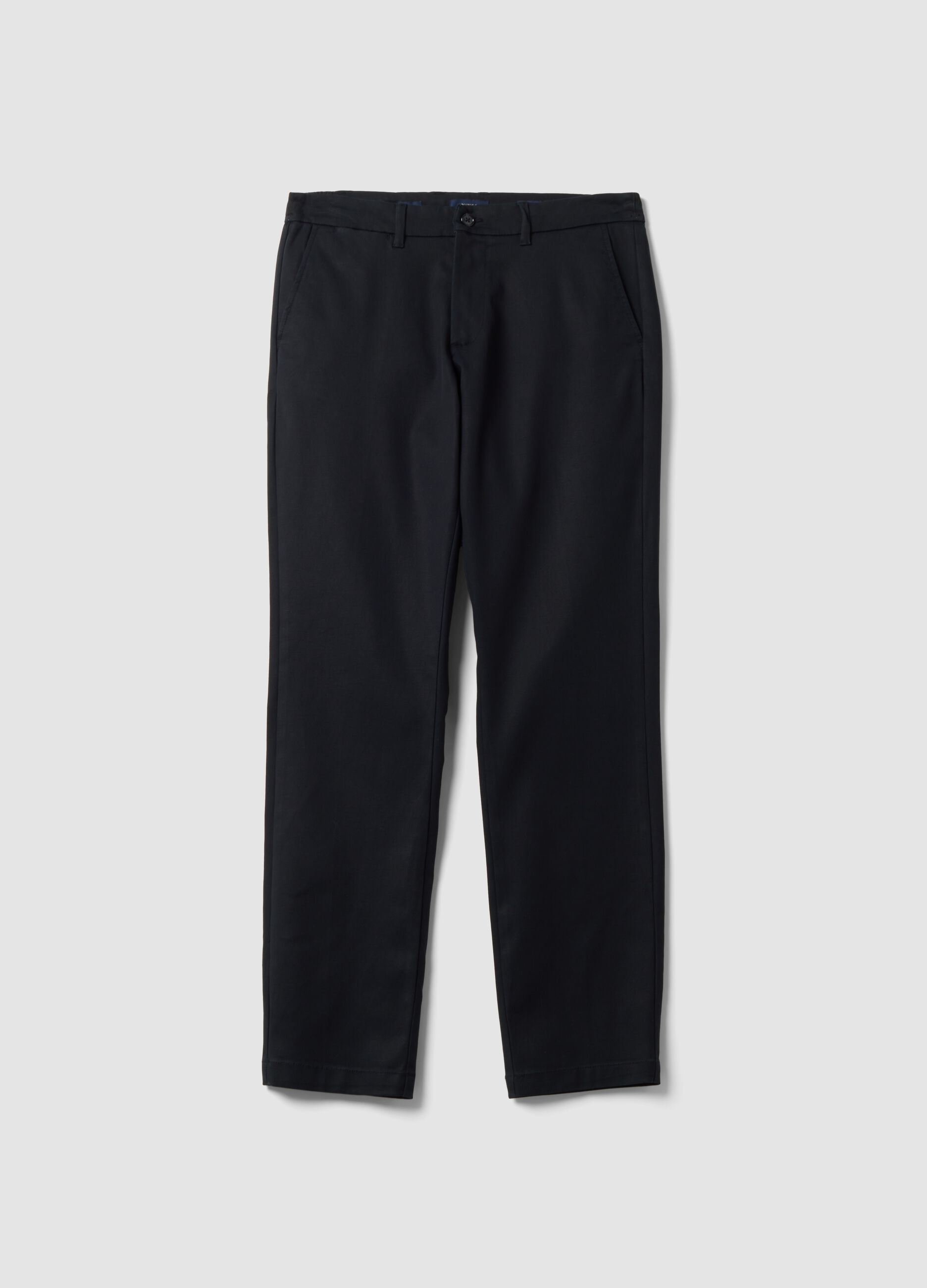 &Mu;&alpha;ύ&rho;&omicron; chino &pi;&alpha;&nu;&tau;&epsilon;&lambda;ό&nu;&iota; slim fit &alpha;&pi;ό lyocell &kappa;&alpha;&iota; &epsilon;&lambda;&alpha;&sigma;&tau;&iota;&kappa;ό &beta;&alpha;&mu;&beta;ά&kappa;&iota;