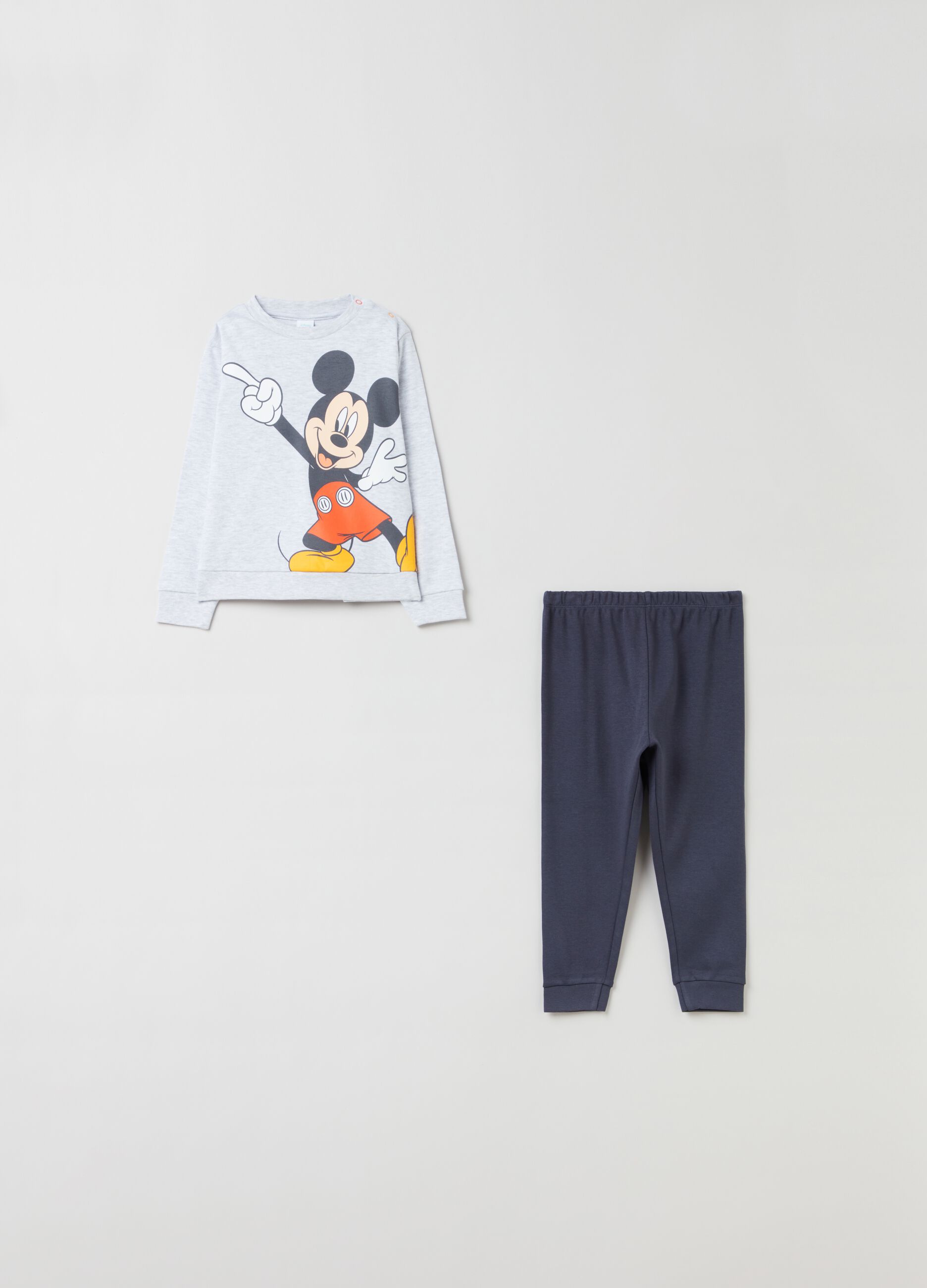Long pyjamas with Mickey Mouse print_0