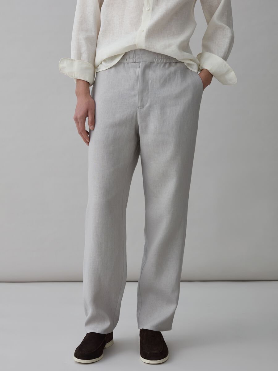 Pantalone in lino Contemporary_1
