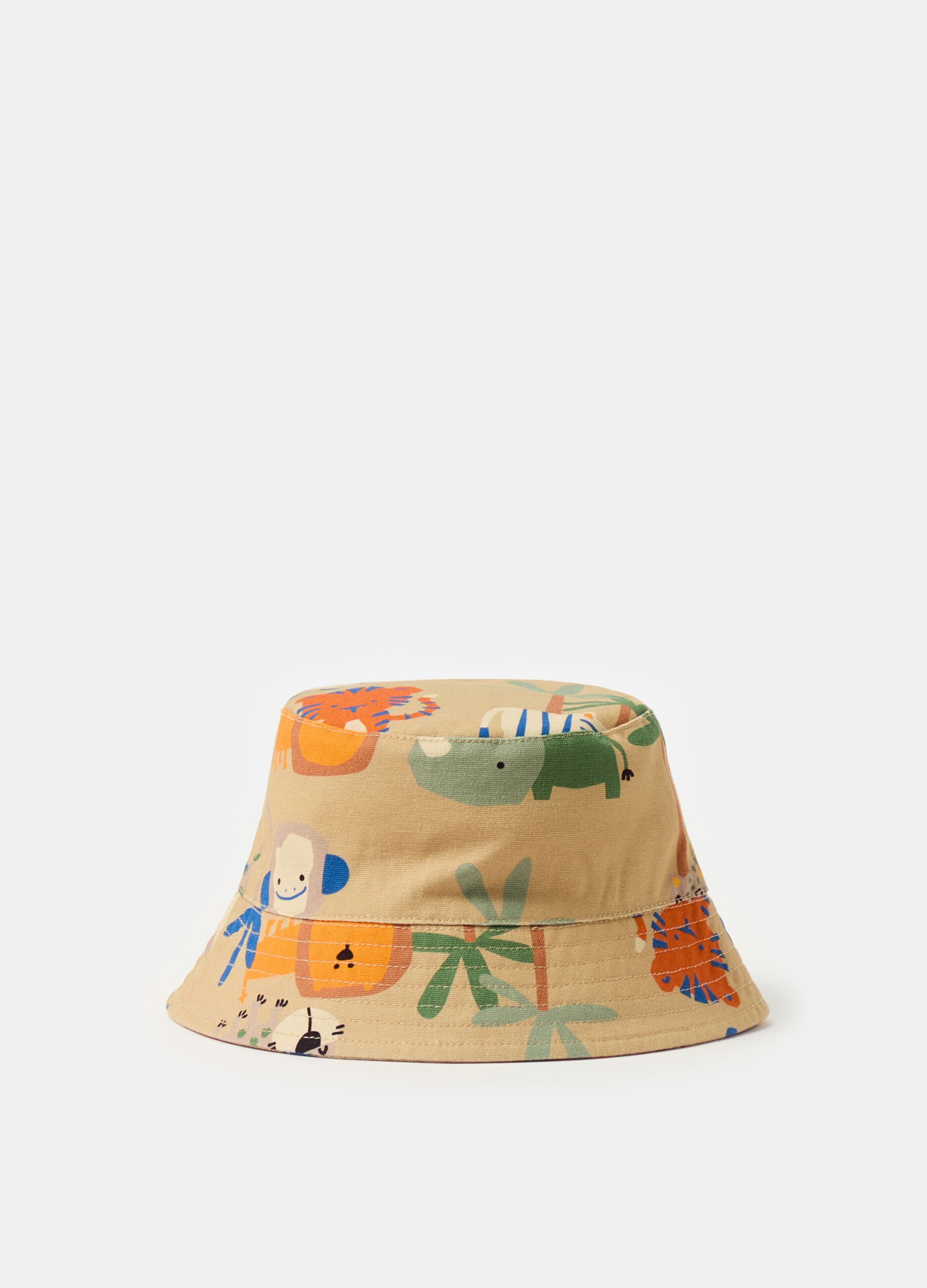 Sombrero de pescador con estampado