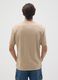 Beige Pure Cotton Relaxed Fit T-Shirt_2