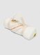 White organic cotton-blend hooded baby towel with Winnie the Pooh theme_0