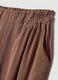 Braune Hose aus Viskosemix mit elastischen B&uuml;ndchen, Regular Fit_5