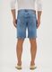 Men&rsquo;s slim-fit blue denim Bermuda shorts_3