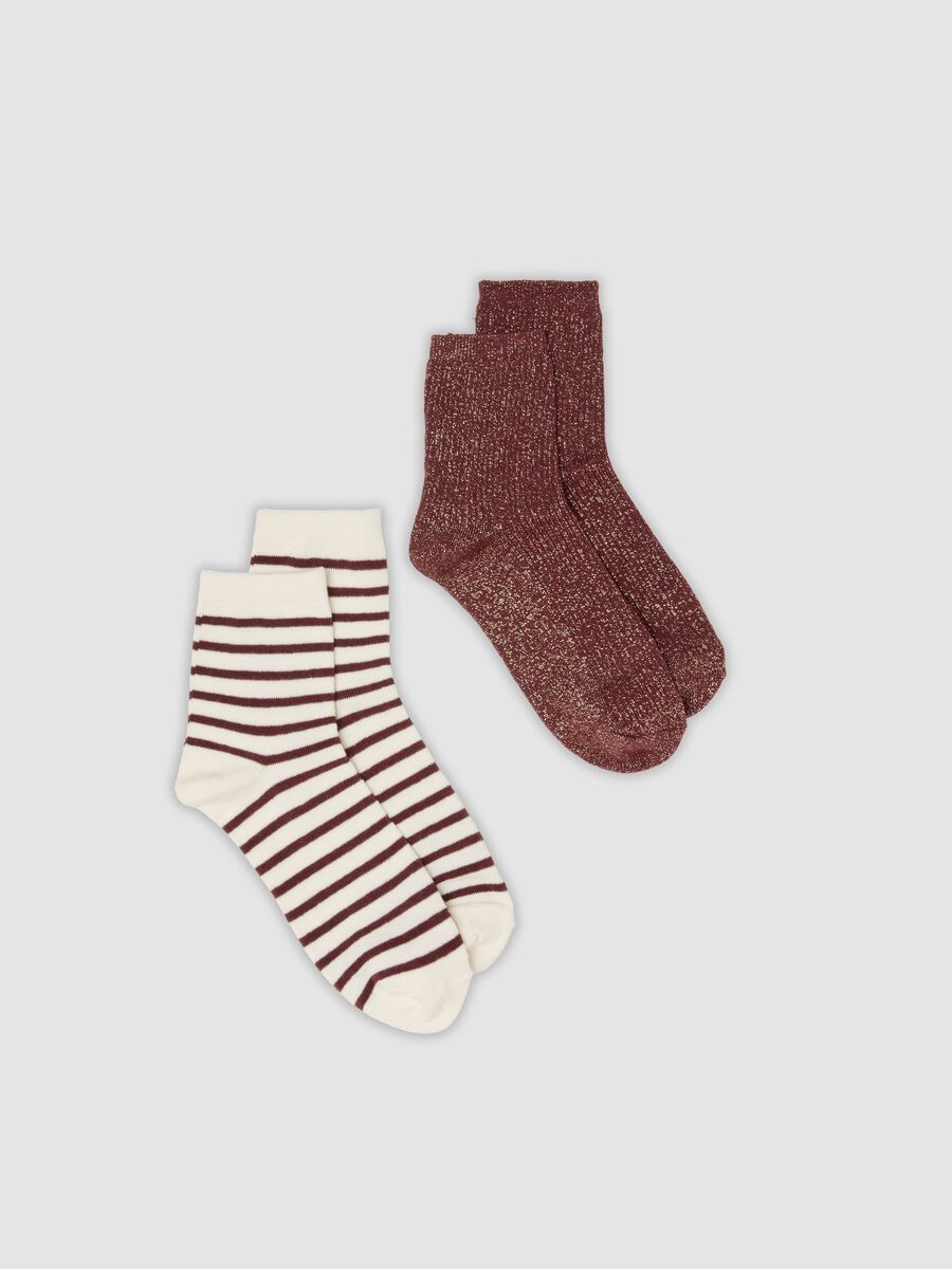 2er-Pack multicolour Socken aus Bio-Baumwollmischung_0