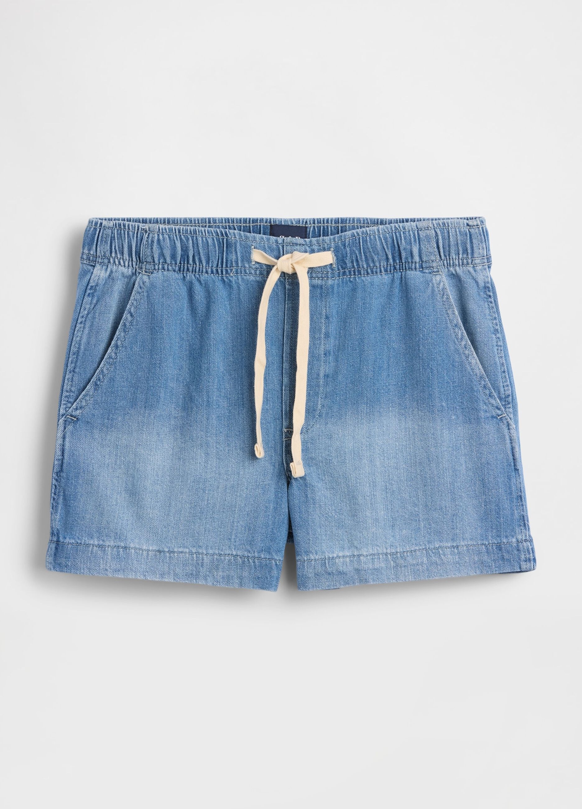 Denim-Shorts aus Baumwoll- und Lyocell-Mix