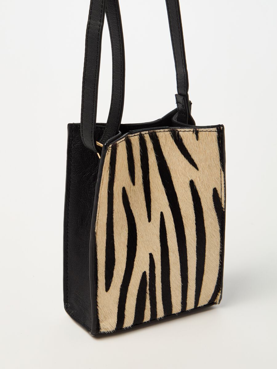 Mini bag in zebra horsehair_2