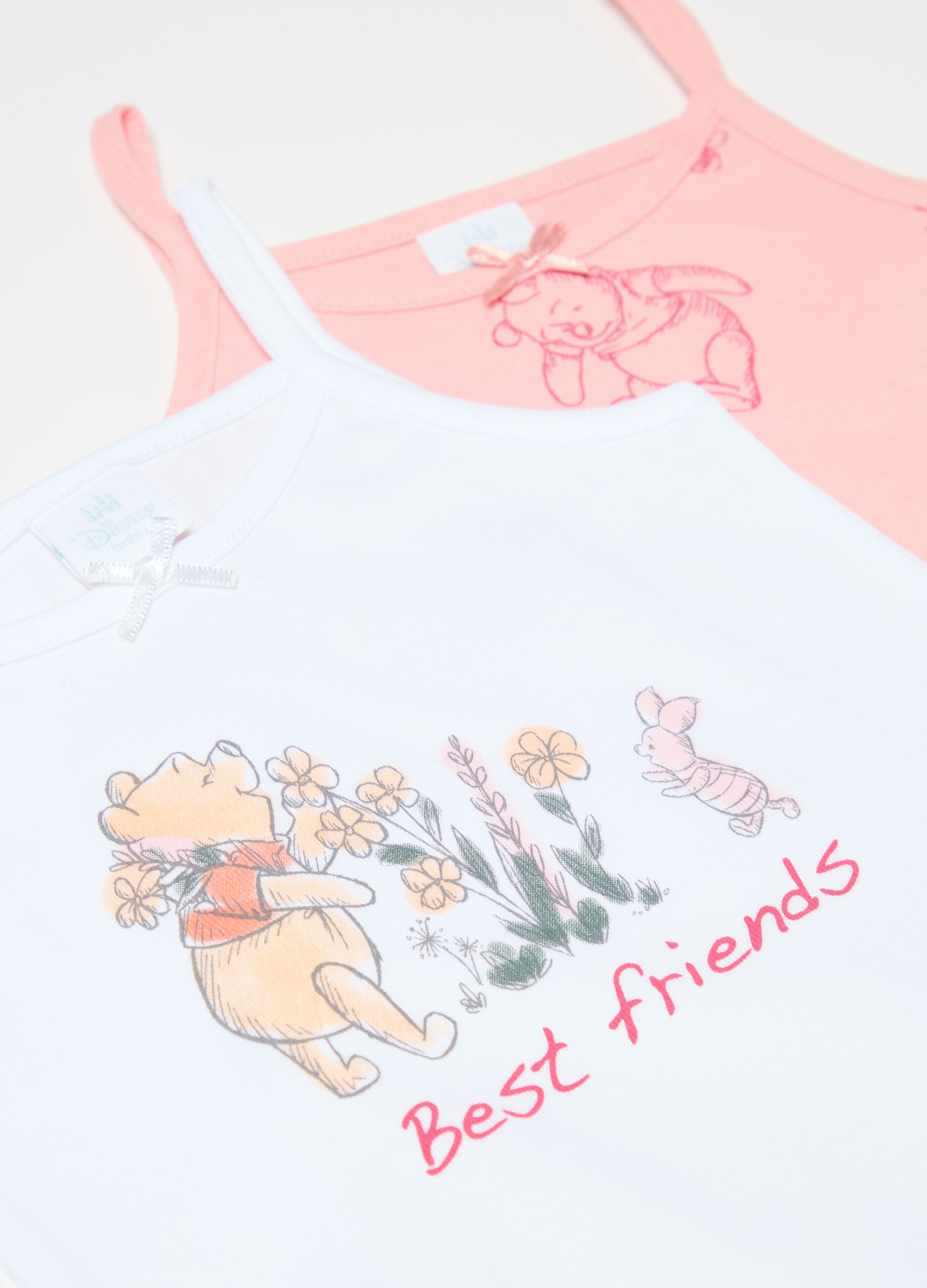 Winnie The Pooh two-pack organic cotton bodysuits