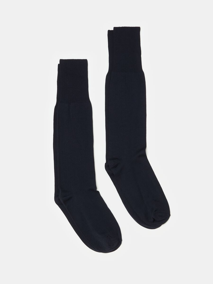 Two-pair pack long microfibre socks_0