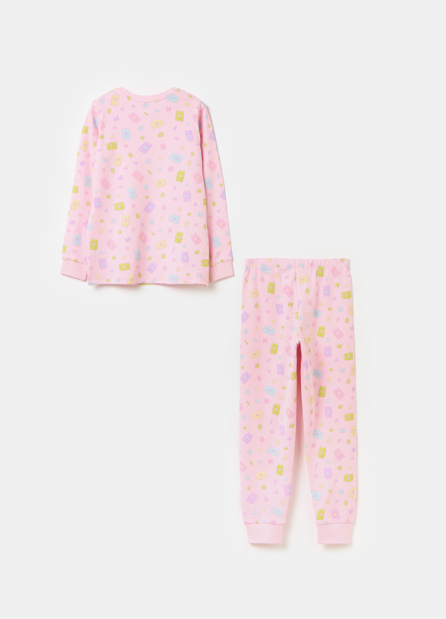 Organic cotton pyjamas with print