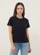 Black pure cotton regular fit T-shirt_2