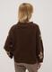 Brown and orange wool-blend floral jumper_3
