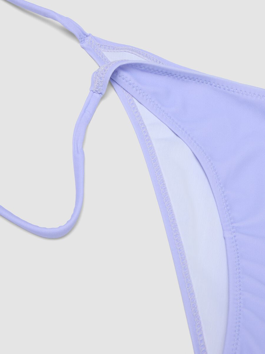 Purple stretch triangle bikini_3