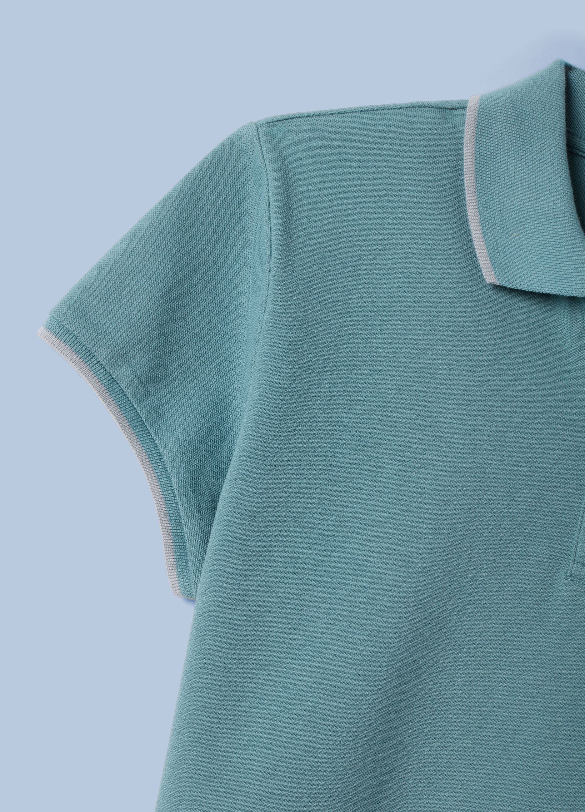 Gr&uuml;nes ALTAVIA SAILING Poloshirt aus Stretch-Baumwolle