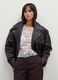 Brown oversized genuine leather biker jacket_1