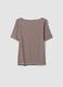 White striped stretch viscose T-shirt_6