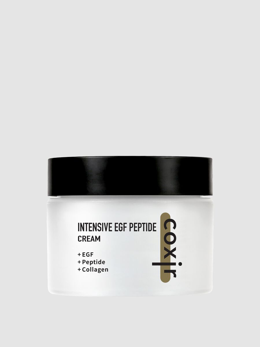 Intensive cream formulated with EGF and Peptides that deeply penetrates the skin to maintain elasticity and smoothness, preserving nourishment and deep hydration - Korean Skincare_0